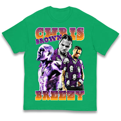 Chris Brown Breezy Childrens T Shirt UK