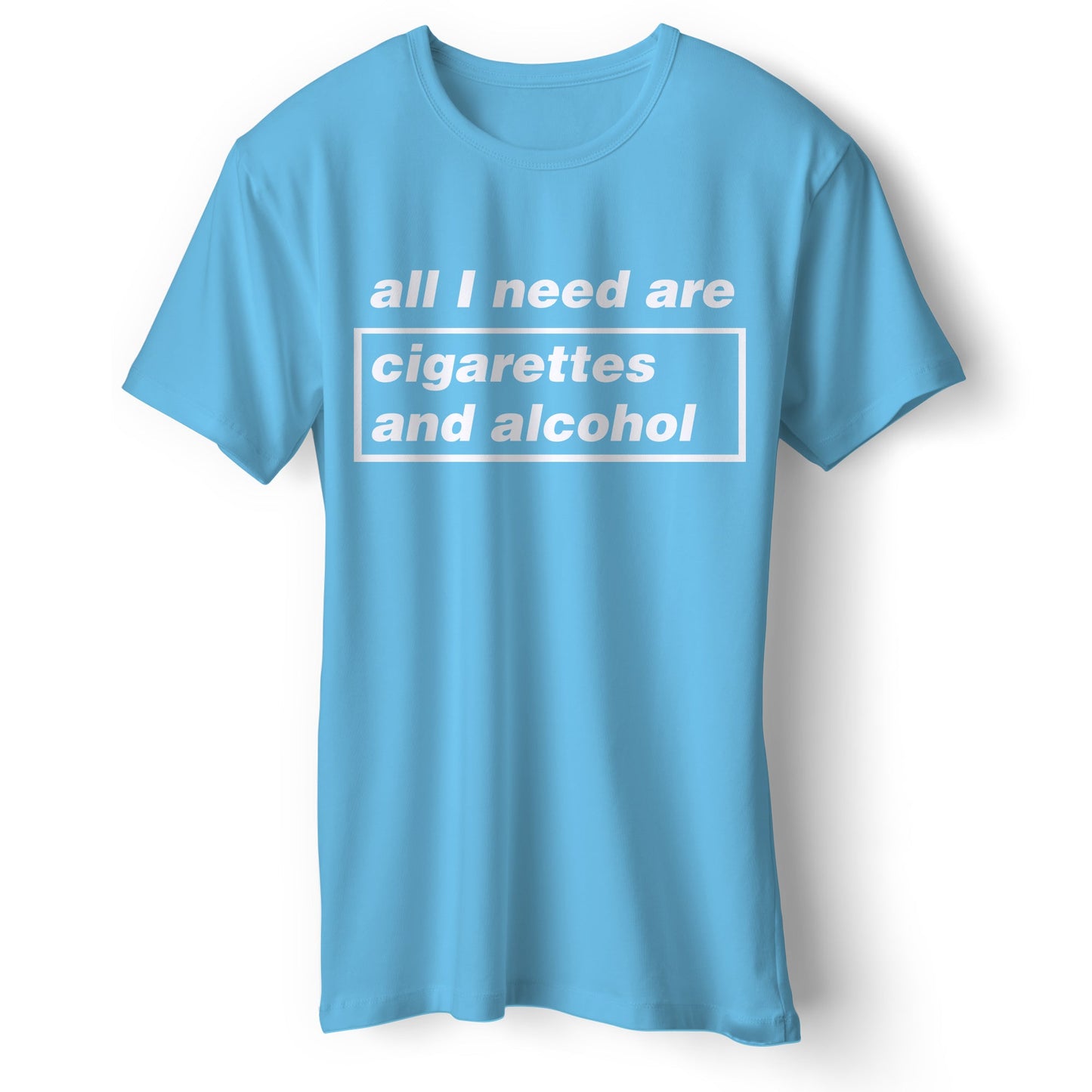 Cigarettes and Alcohol Illustration T Shirt