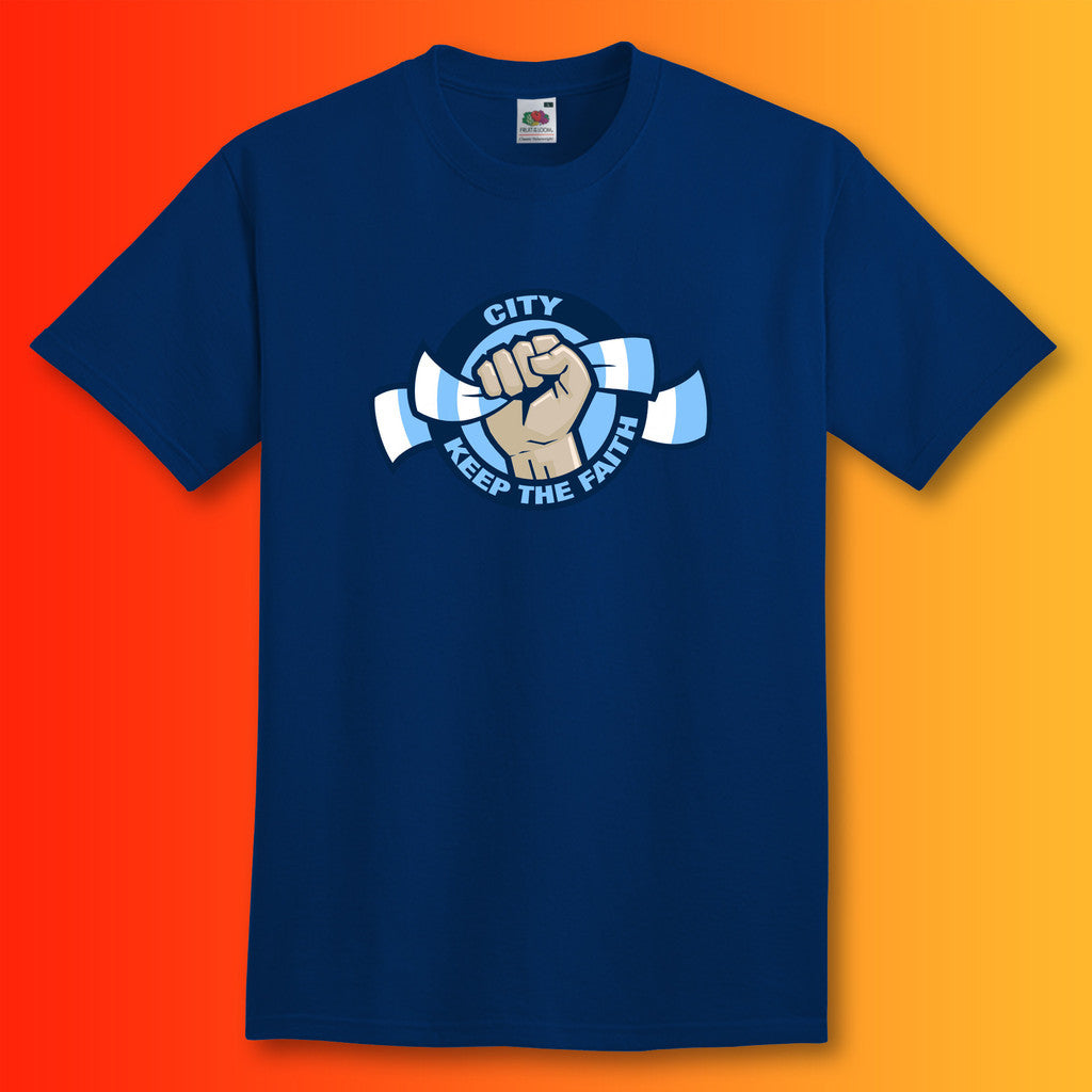 City Scarf Shirt Navy