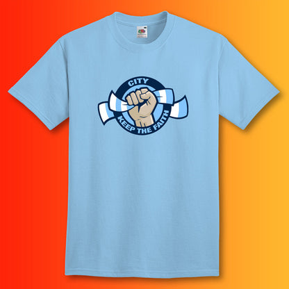 City Scarf Shirt Sky Blue