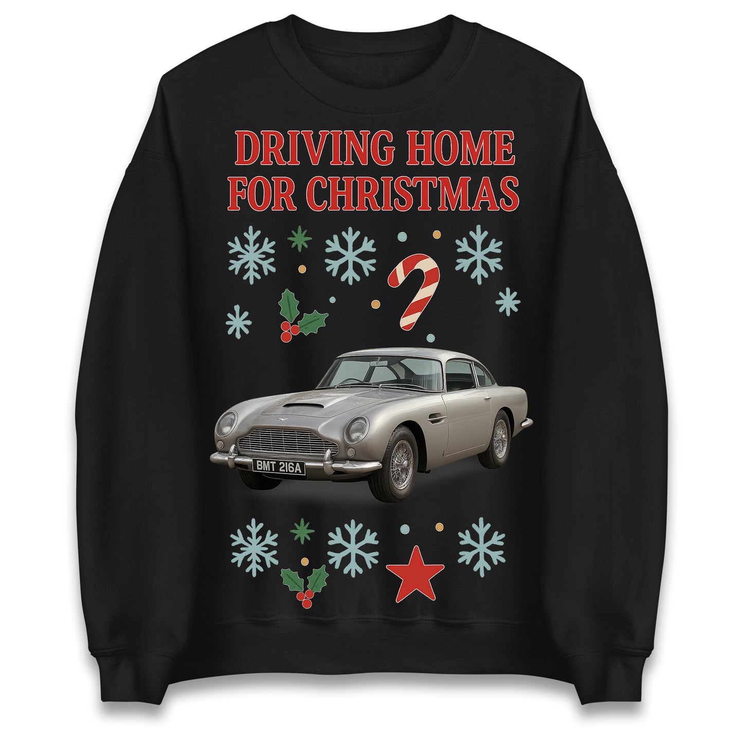 Classic Car Christmas Jumper