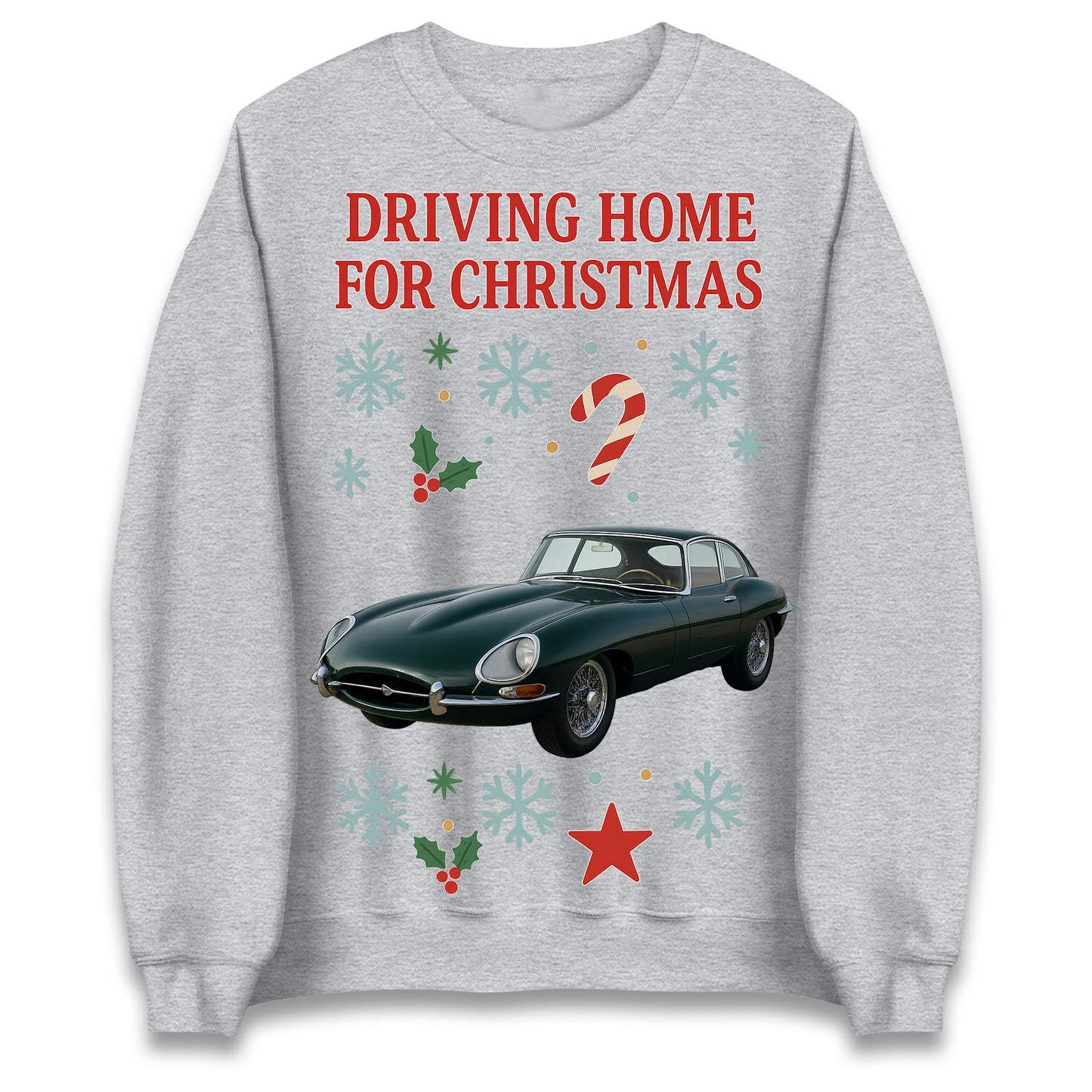 Classic Car Christmas Jumper