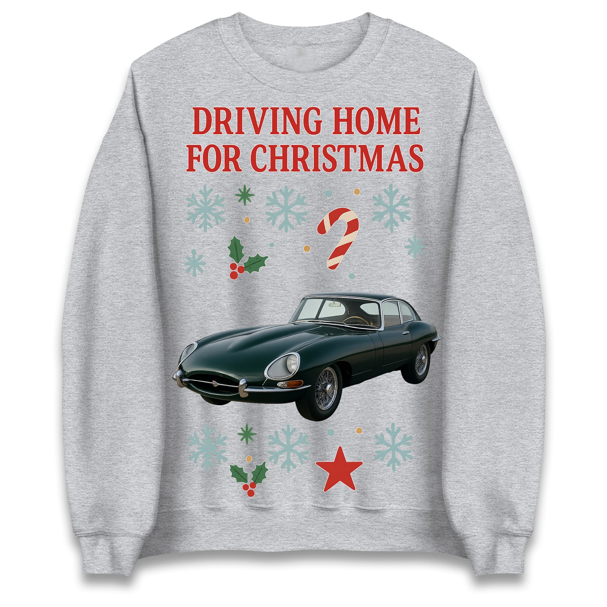 Classic Car Christmas Jumper