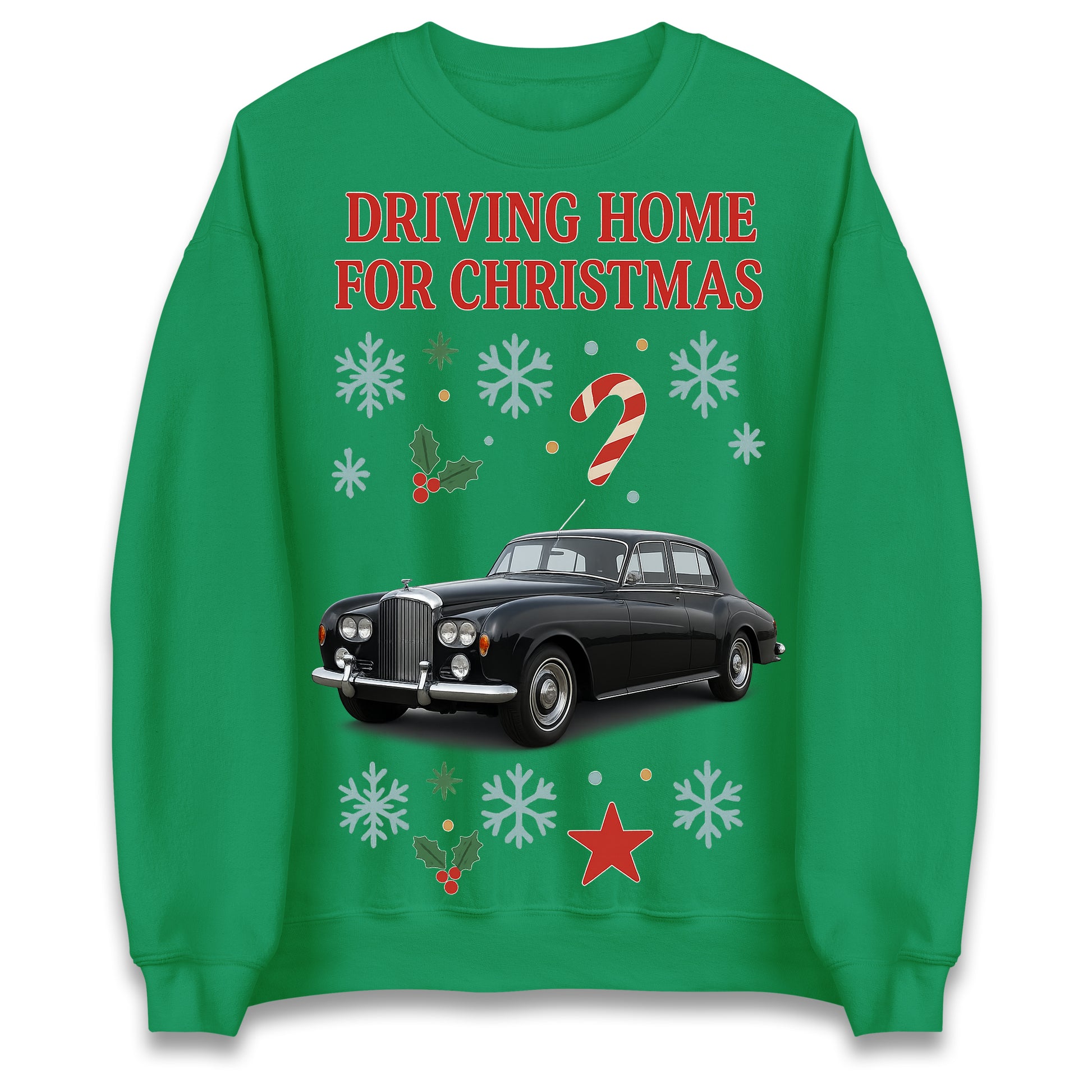 Classic Car Christmas Jumper