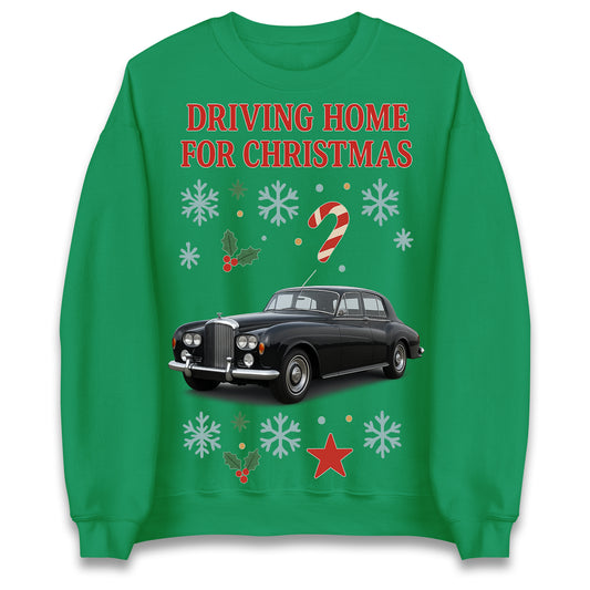 Classic Car Christmas Jumper
