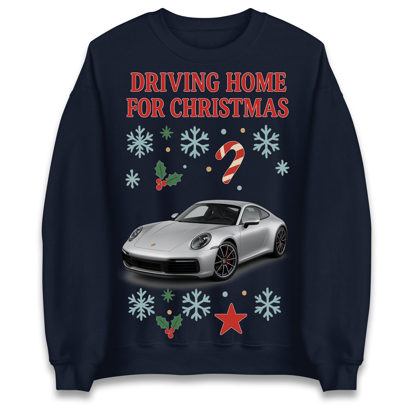 Classic Car Christmas Jumper