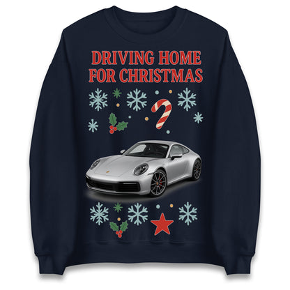 Classic Car Christmas Jumper