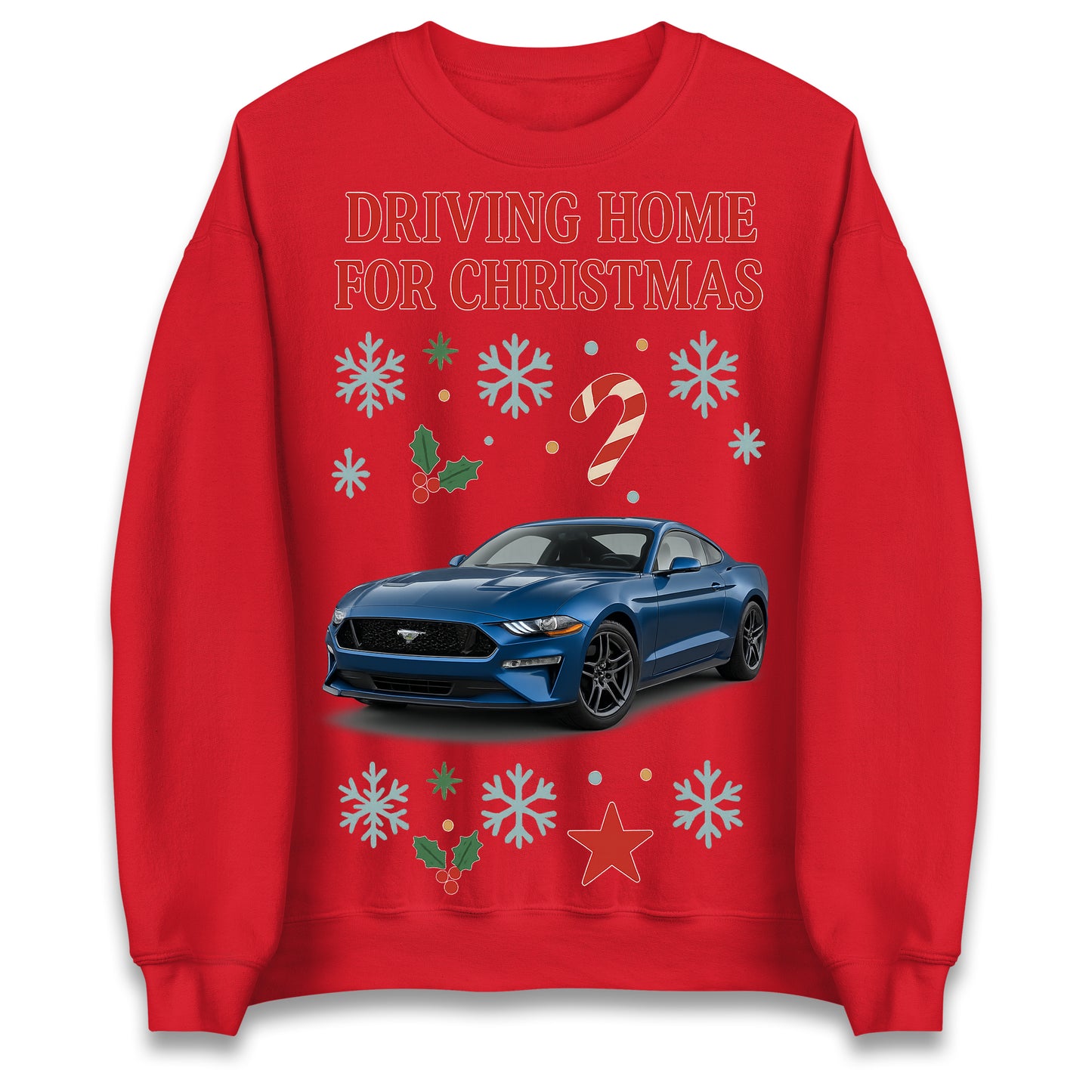 Classic Car Christmas Jumper