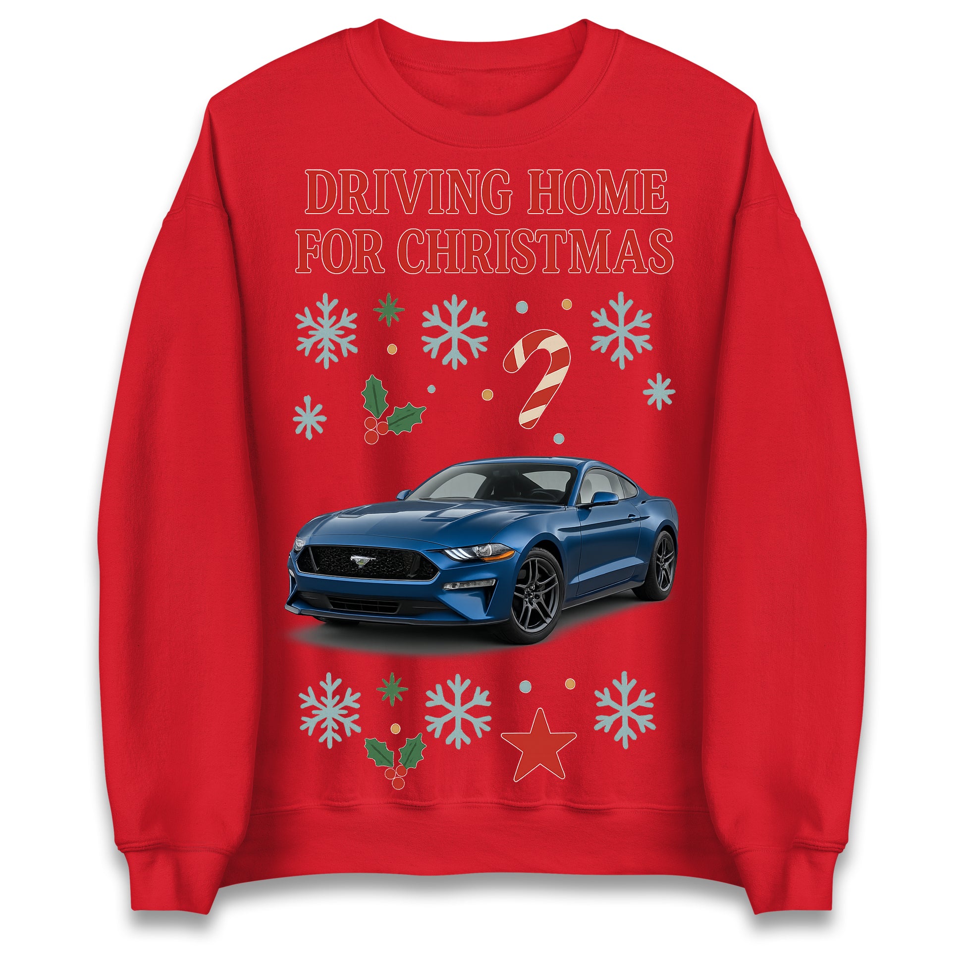 Classic Car Christmas Jumper