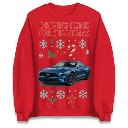 Classic Car Christmas Jumper