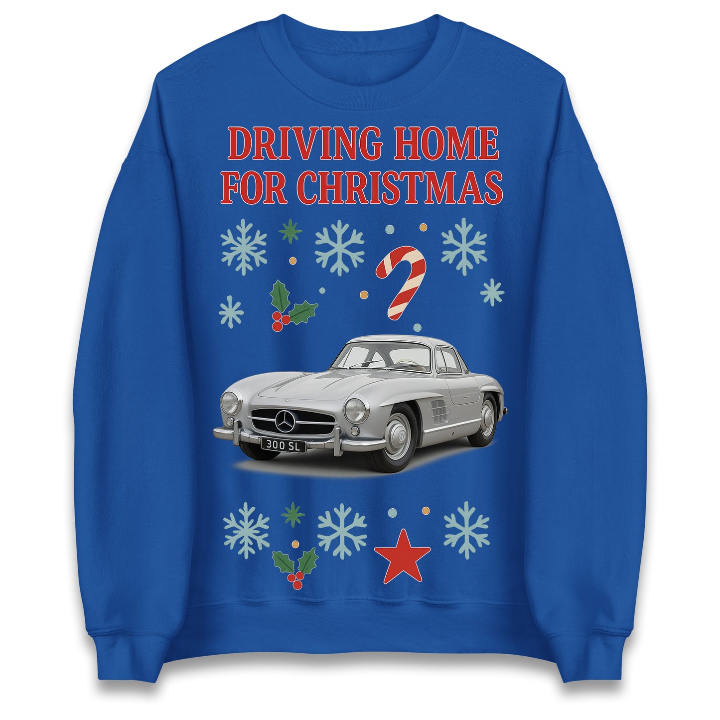 Classic Car Christmas Jumper