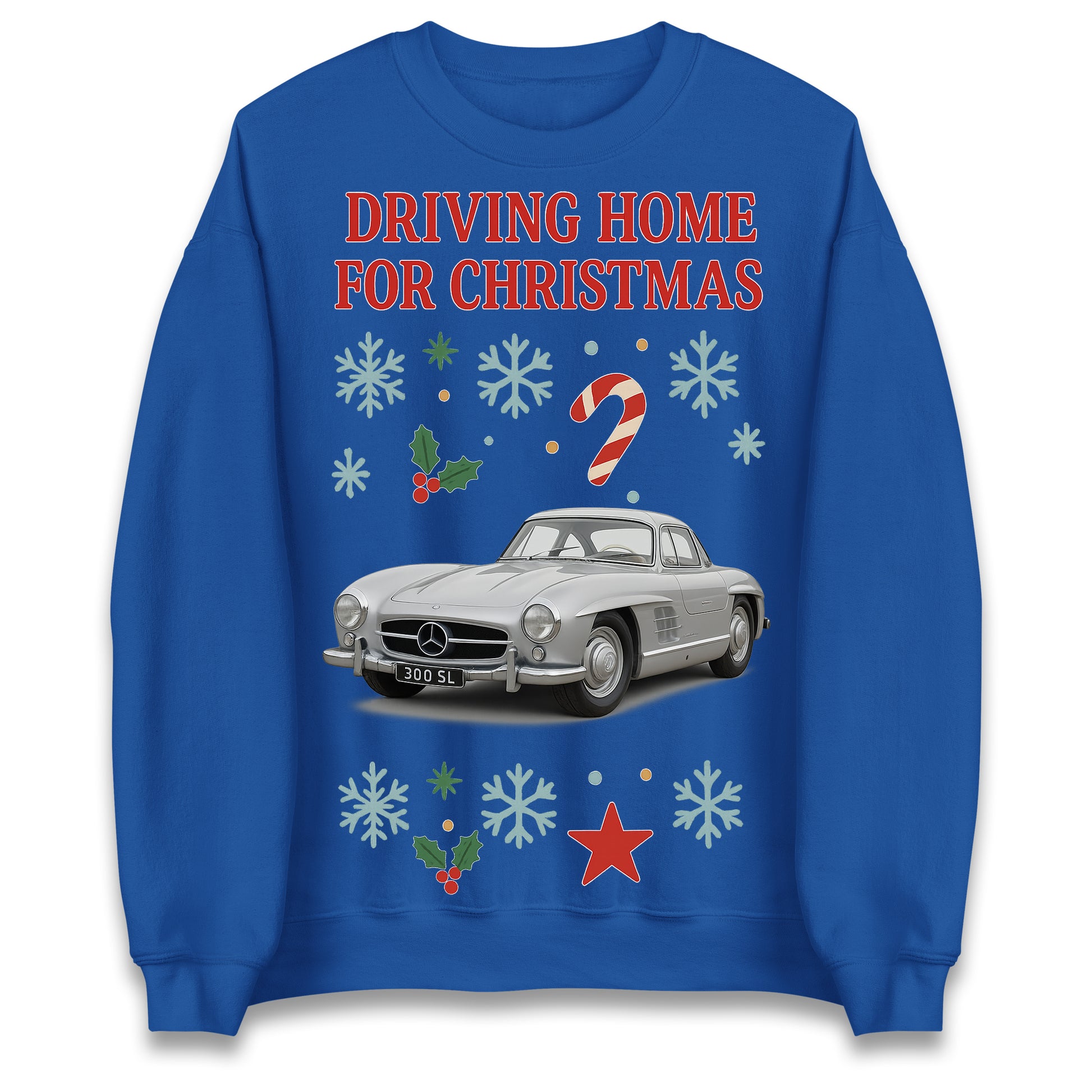 Classic Car Christmas Jumper