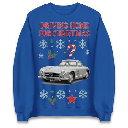 Classic Car Christmas Jumper