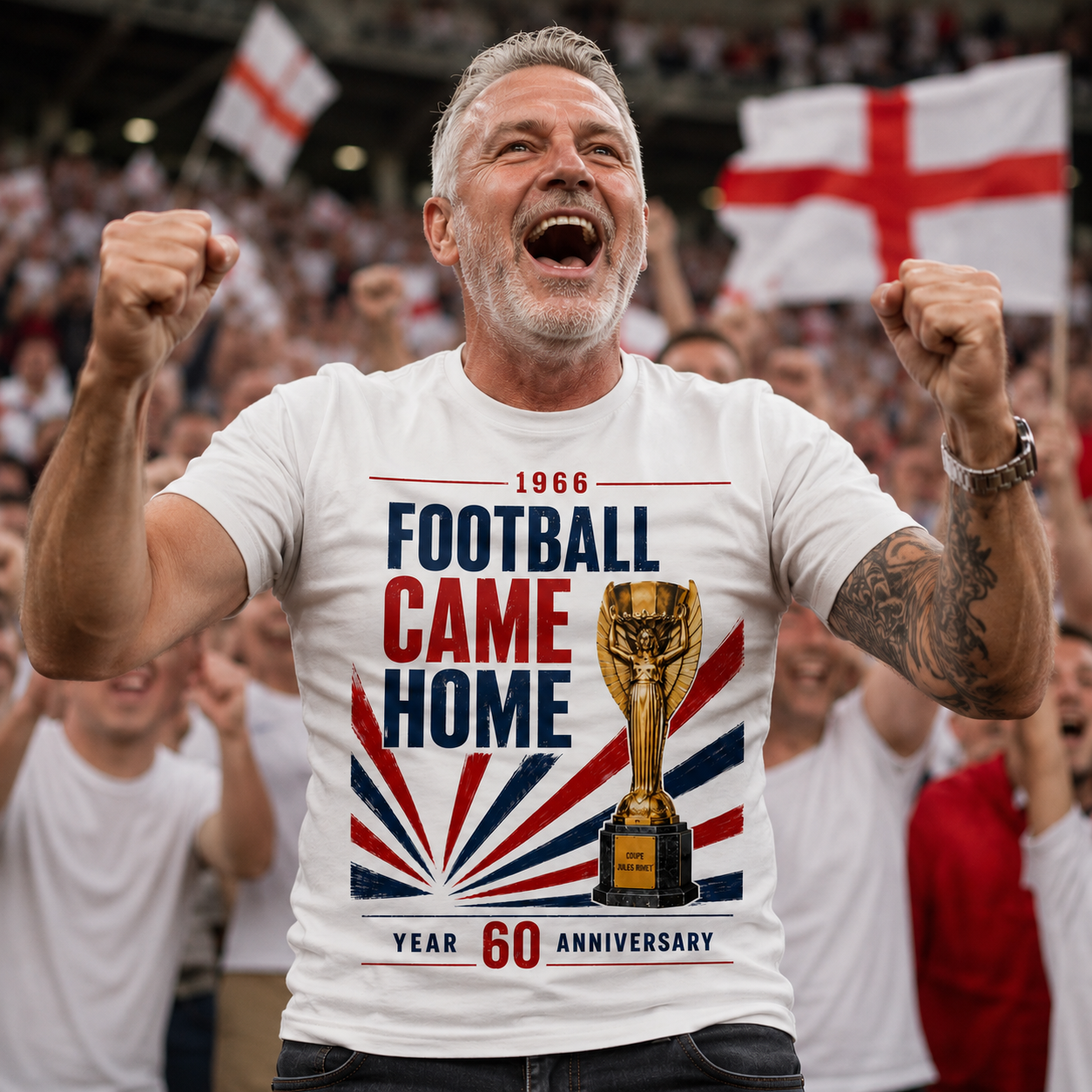 Classic England Football Shirt