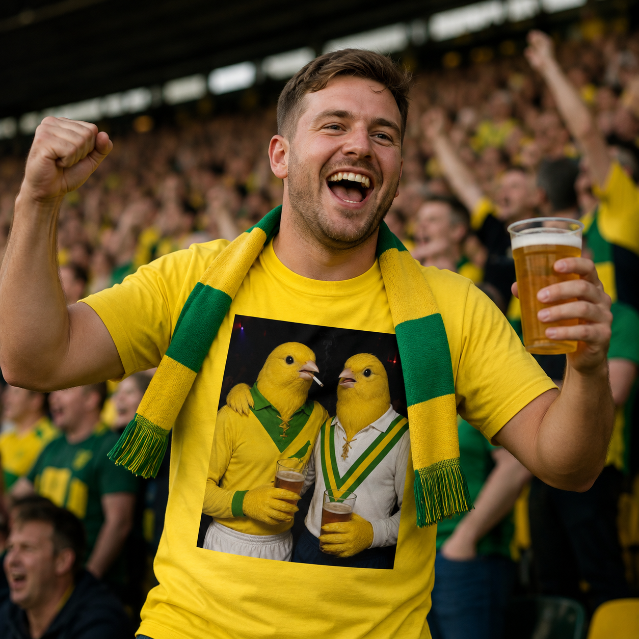 Classic Norwich City Football Shirt