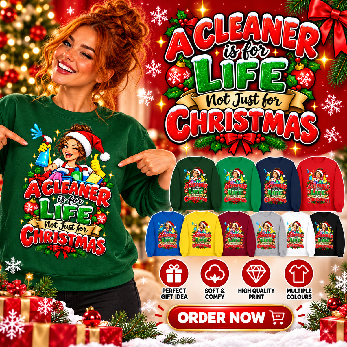 Cleaner Christmas Jumper