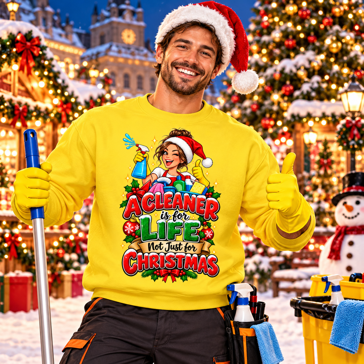 Cleaner Christmas Jumper