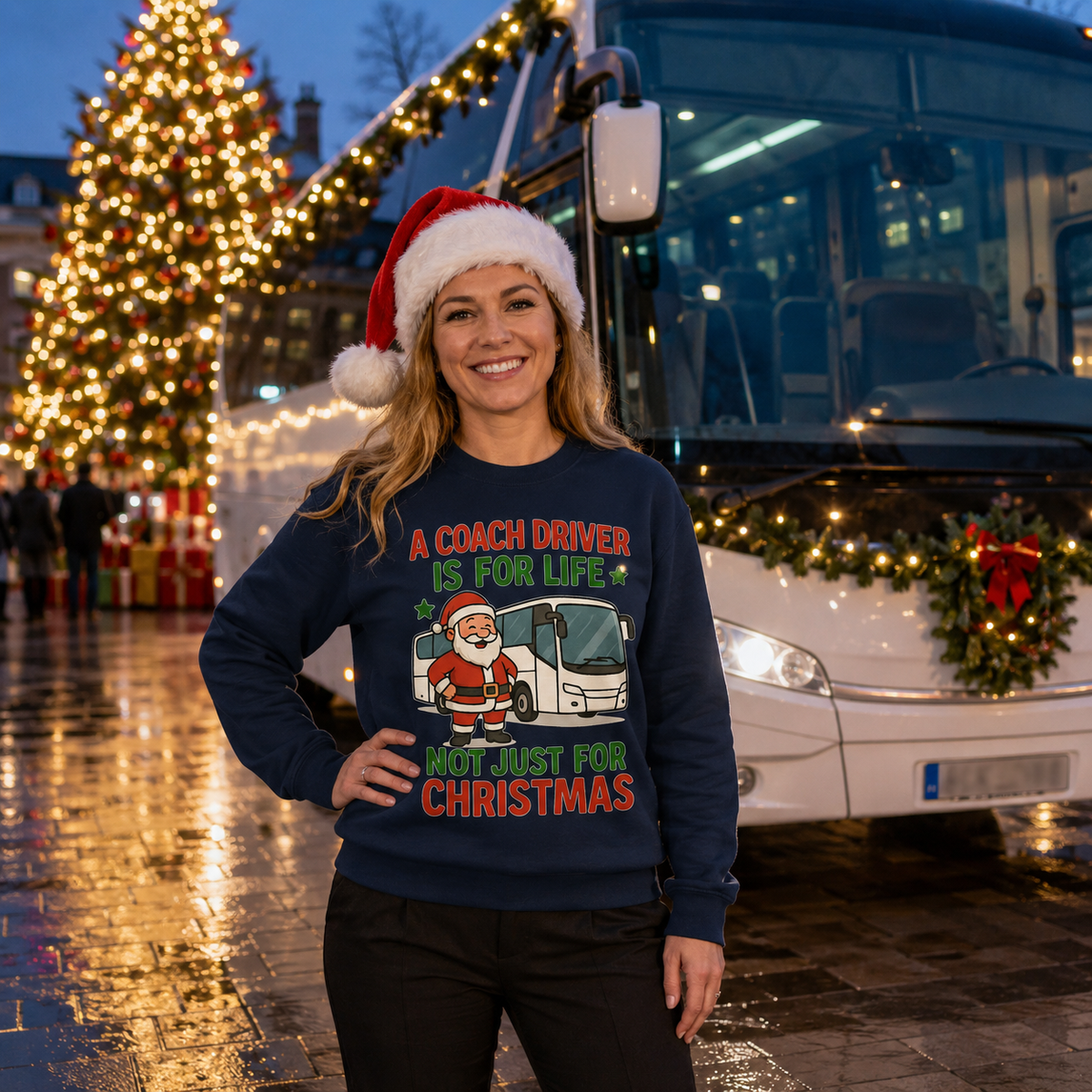 Coach Driver Christmas Jumper
