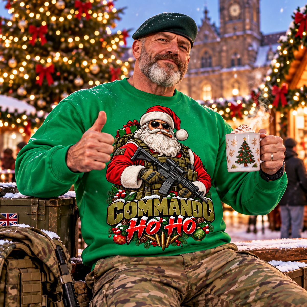 Commando Christmas Jumper