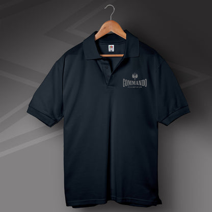 Commando It's a Way of Life Polo Shirt