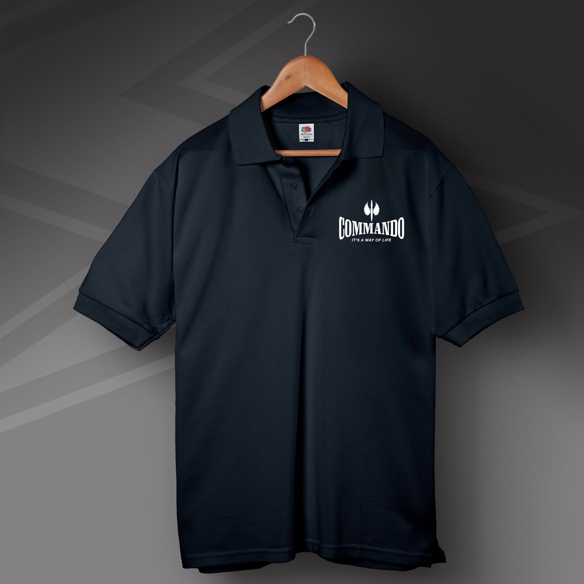 Commando It's a Way of Life Polo Shirt