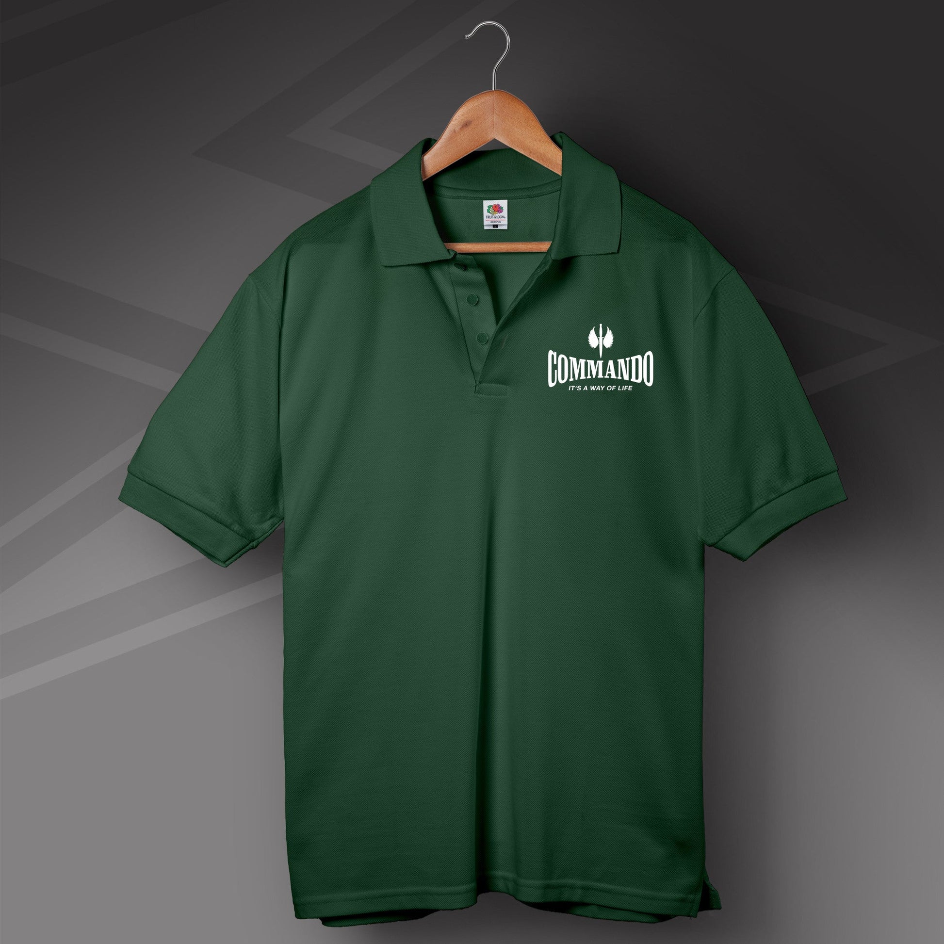 Commando It's a Way of Life Polo Shirt