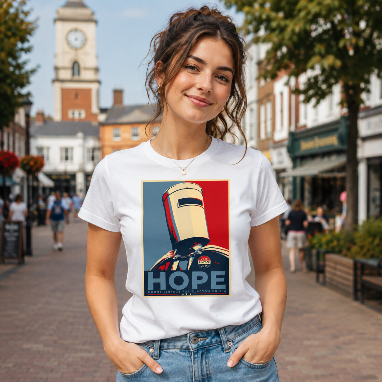 Count Binface Ladies T Shirt