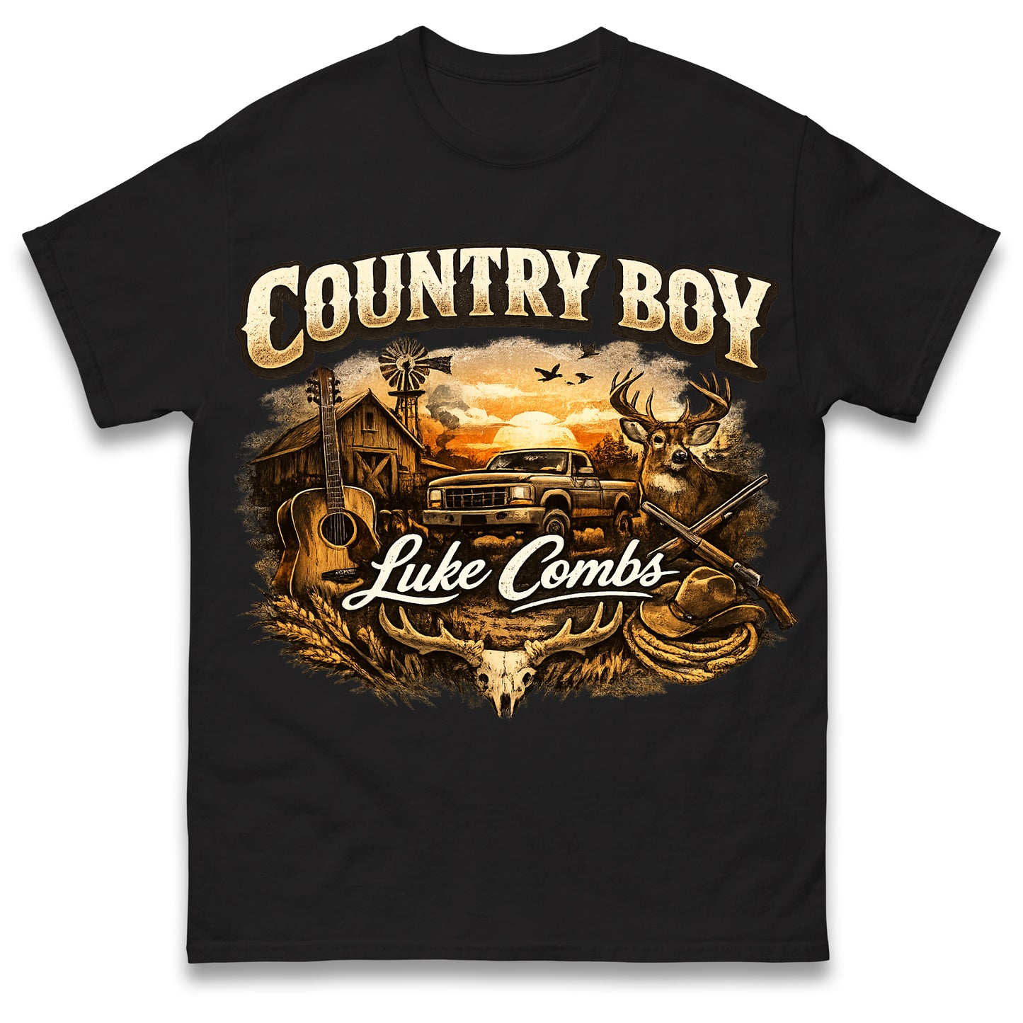 Country Boy Luke Combs T Shirt