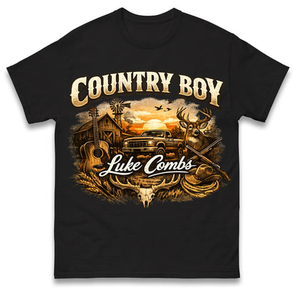 Country Boy Luke Combs T Shirt