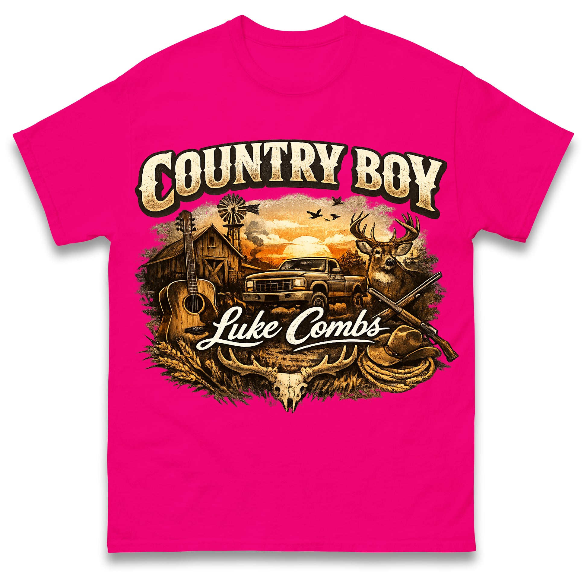 Country Boy Luke Combs T Shirt