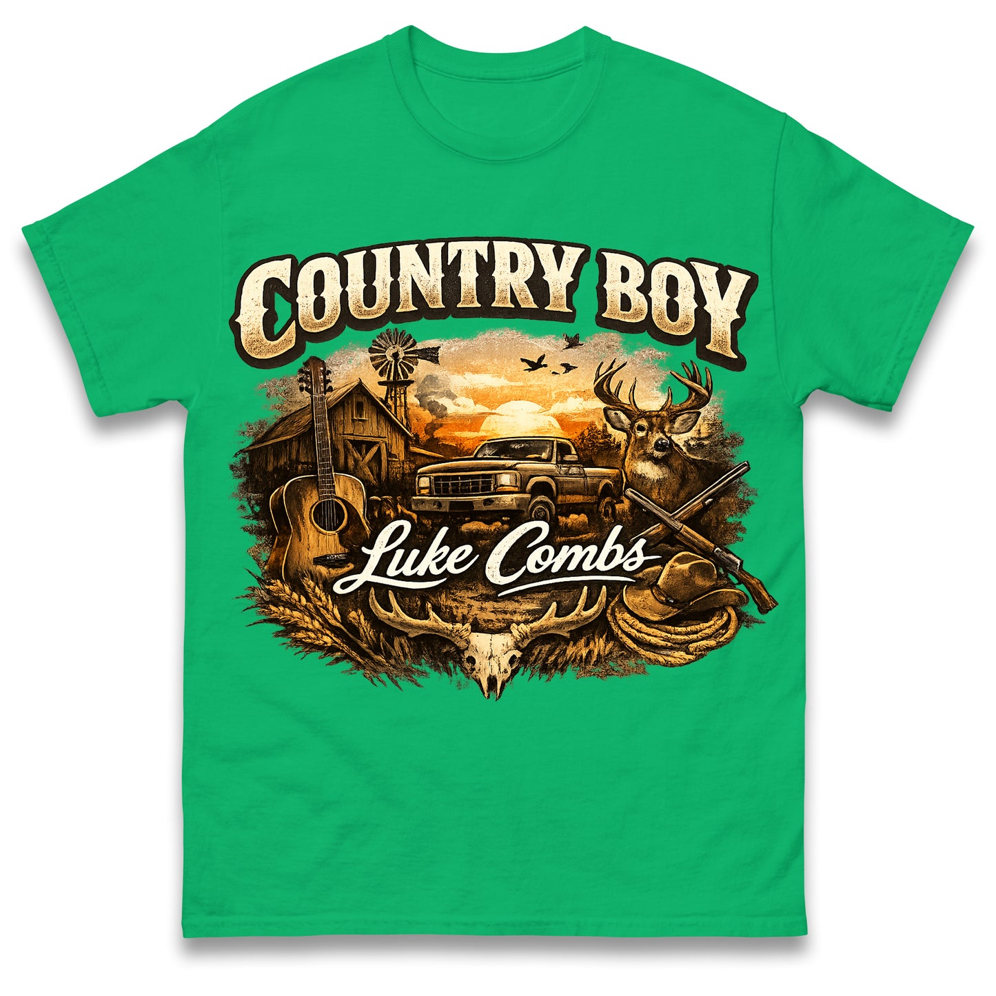 Country Boy Luke Combs T Shirt