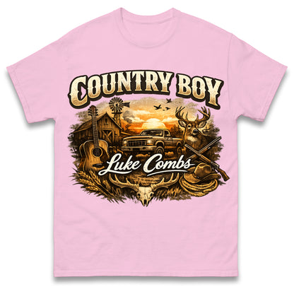 Country Boy Luke Combs T Shirt