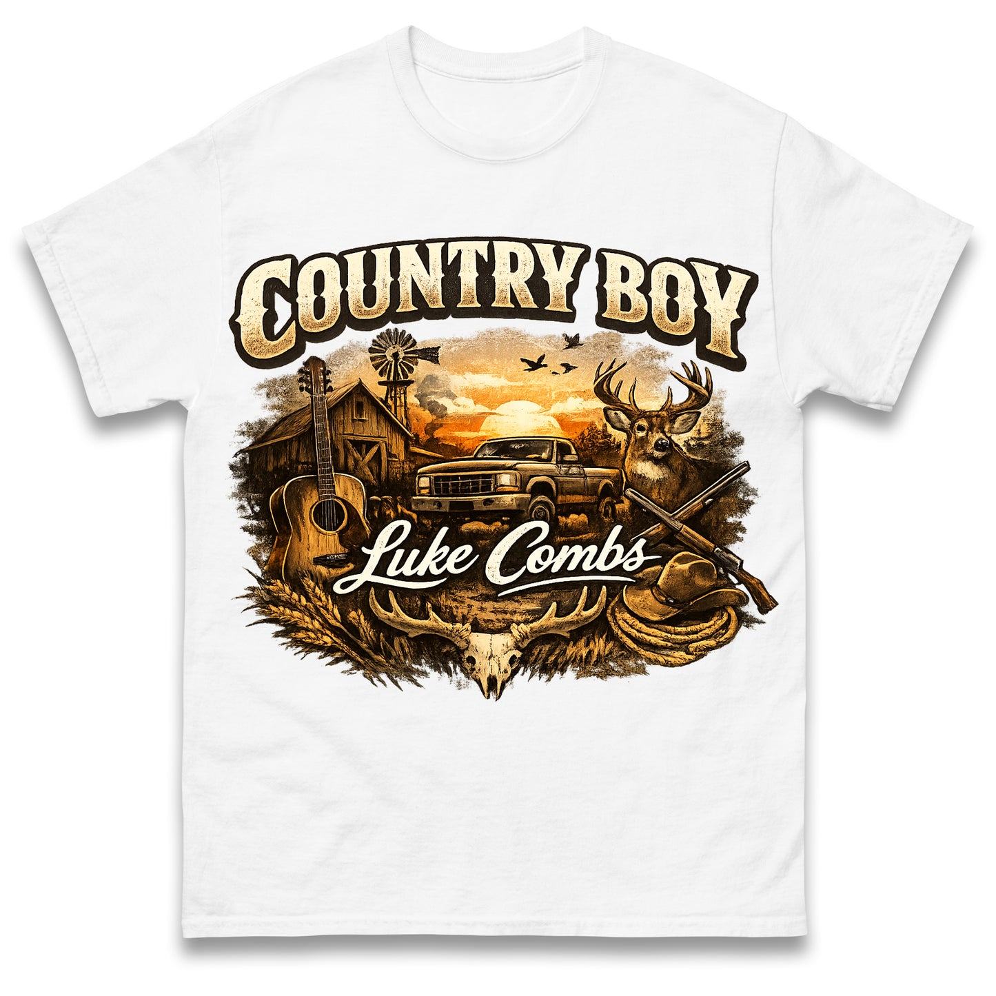 Country Boy Luke Combs T Shirt