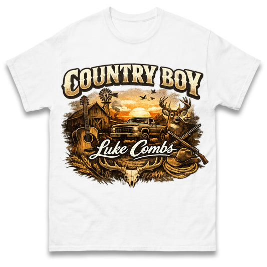 Country Boy Luke Combs T Shirt