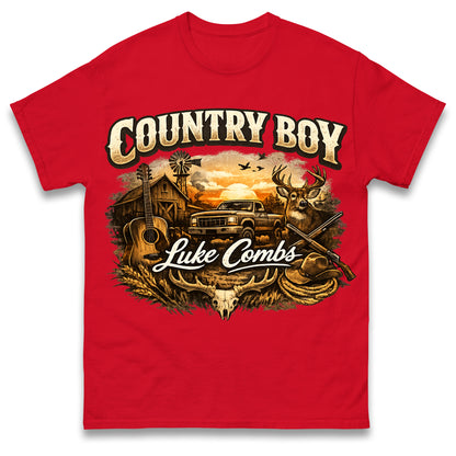 Country Boy Luke Combs T Shirt