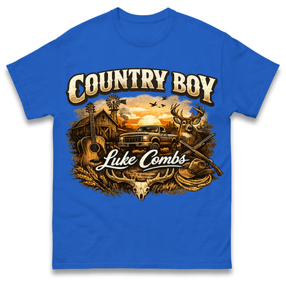 Country Boy Luke Combs T Shirt