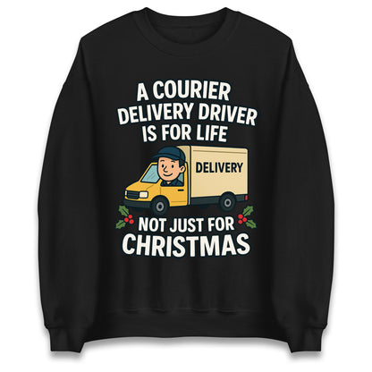 Courier Delivery Driver Christmas Jumper