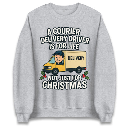 Courier Delivery Driver Christmas Jumper