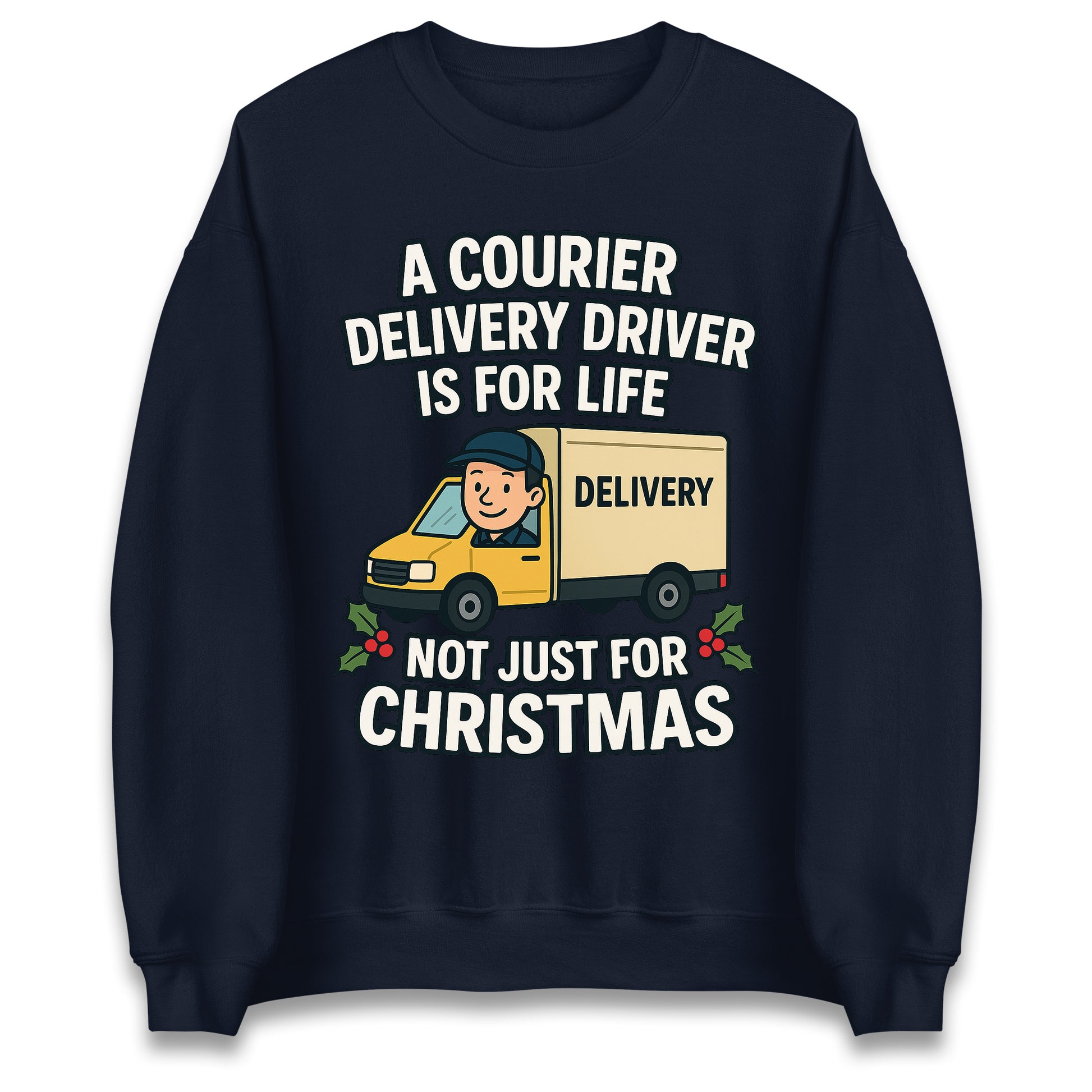 Courier Delivery Driver Christmas Jumper