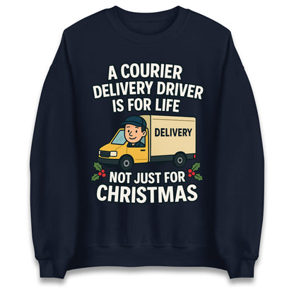 Courier Delivery Driver Christmas Jumper