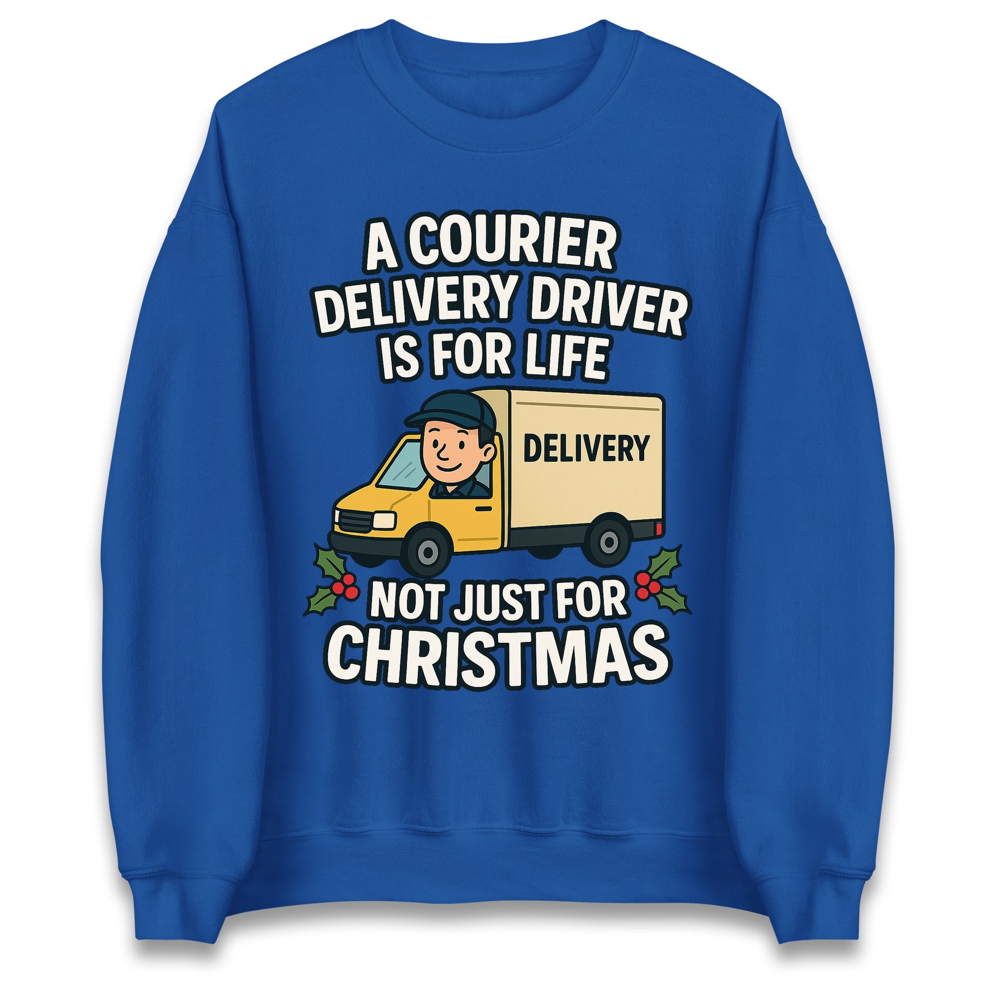 Courier Delivery Driver Christmas Jumper