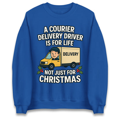 Courier Delivery Driver Christmas Jumper
