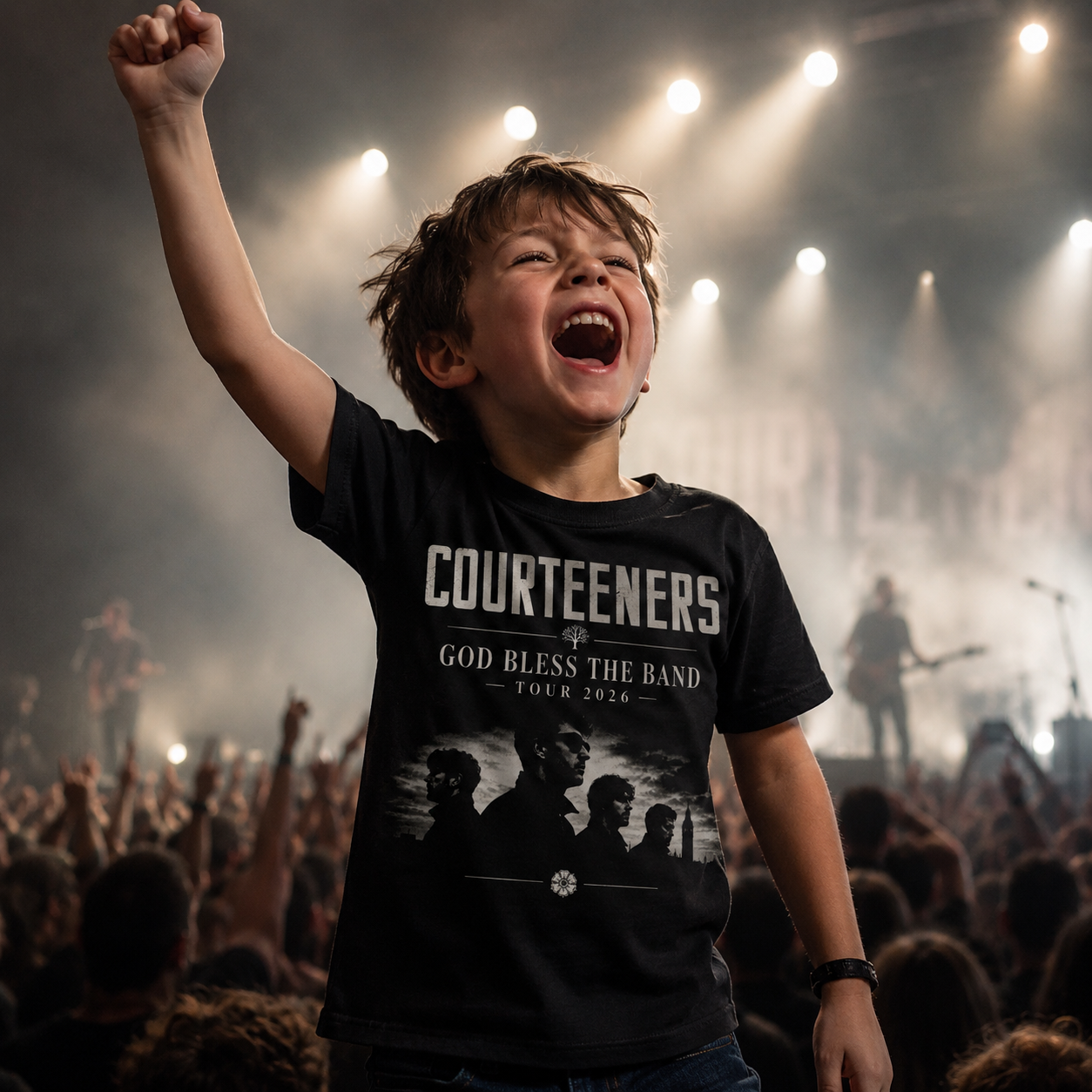Courteeners God Bless The Band Tour 2026 T Shirt