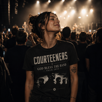 Courteeners God Bless The Band Tour 2026 T Shirt