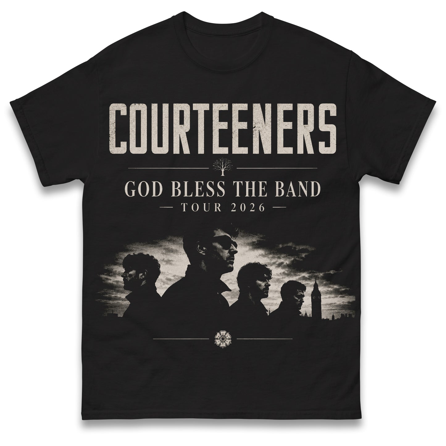 Courteeners God Bless The Band Tour 2026 T Shirt