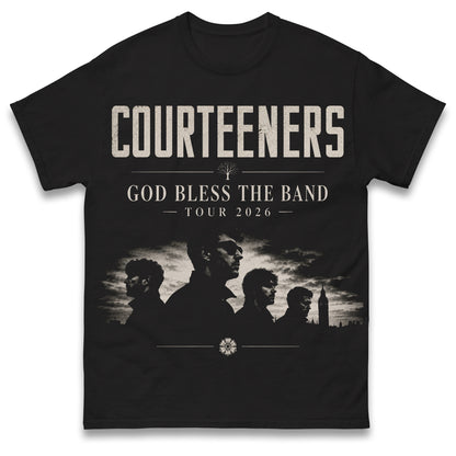 Courteeners God Bless The Band Tour 2026 T Shirt