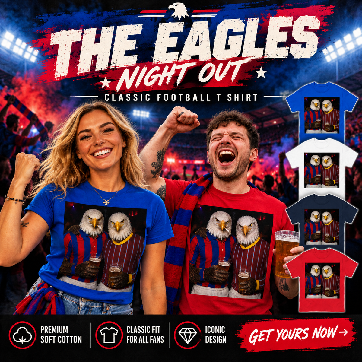 Classic Crystal Palace Football Shirt