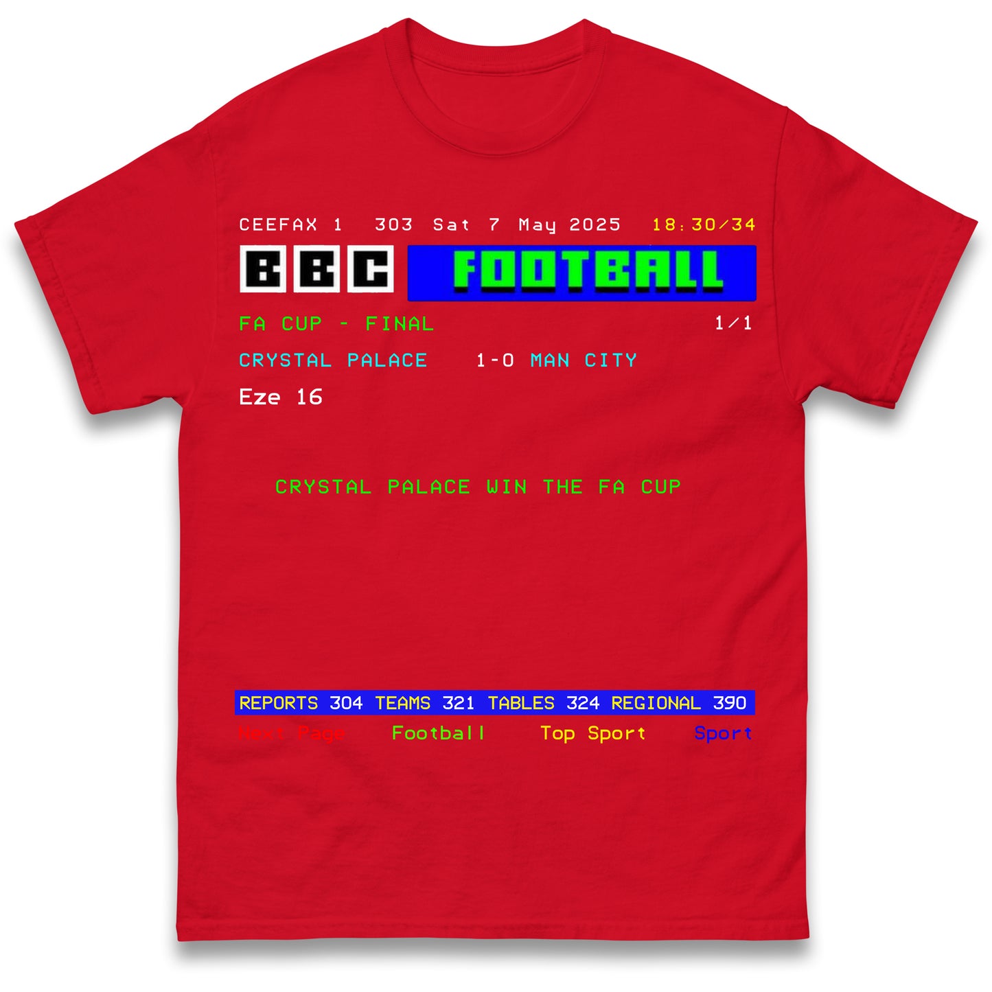 Crystal Palace FA Cup Winners T Shirt