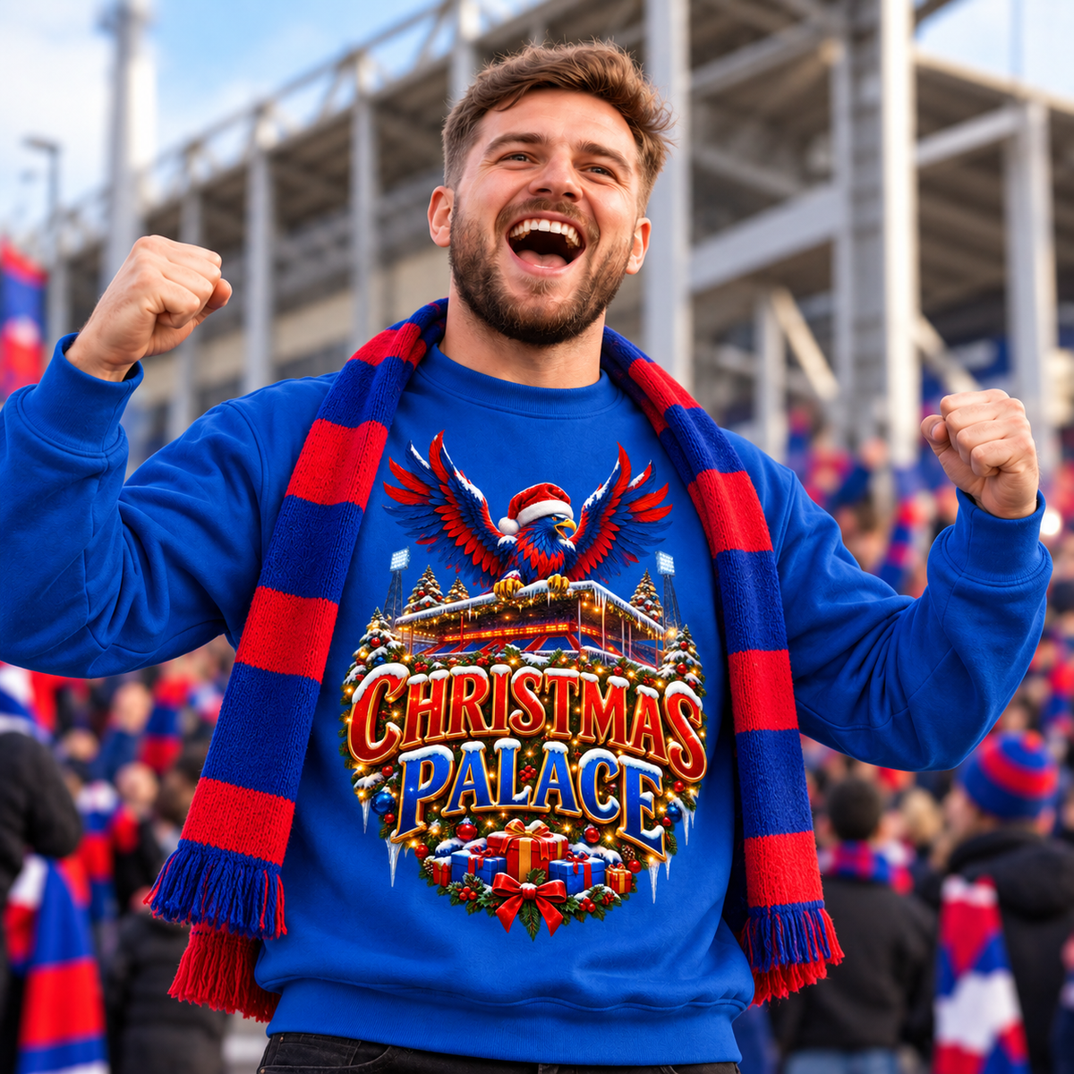 Crystal Palace FC Christmas Jumper