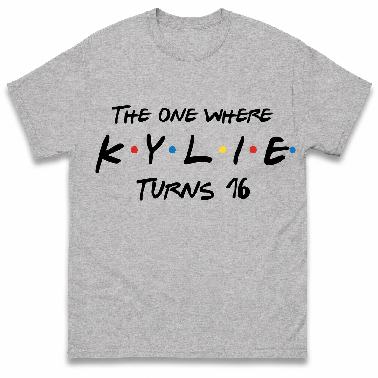 Custom Birthday T Shirt The One Where Name Turns Any Age 18 20 21 30 40 50 Custom Birthday Gift
